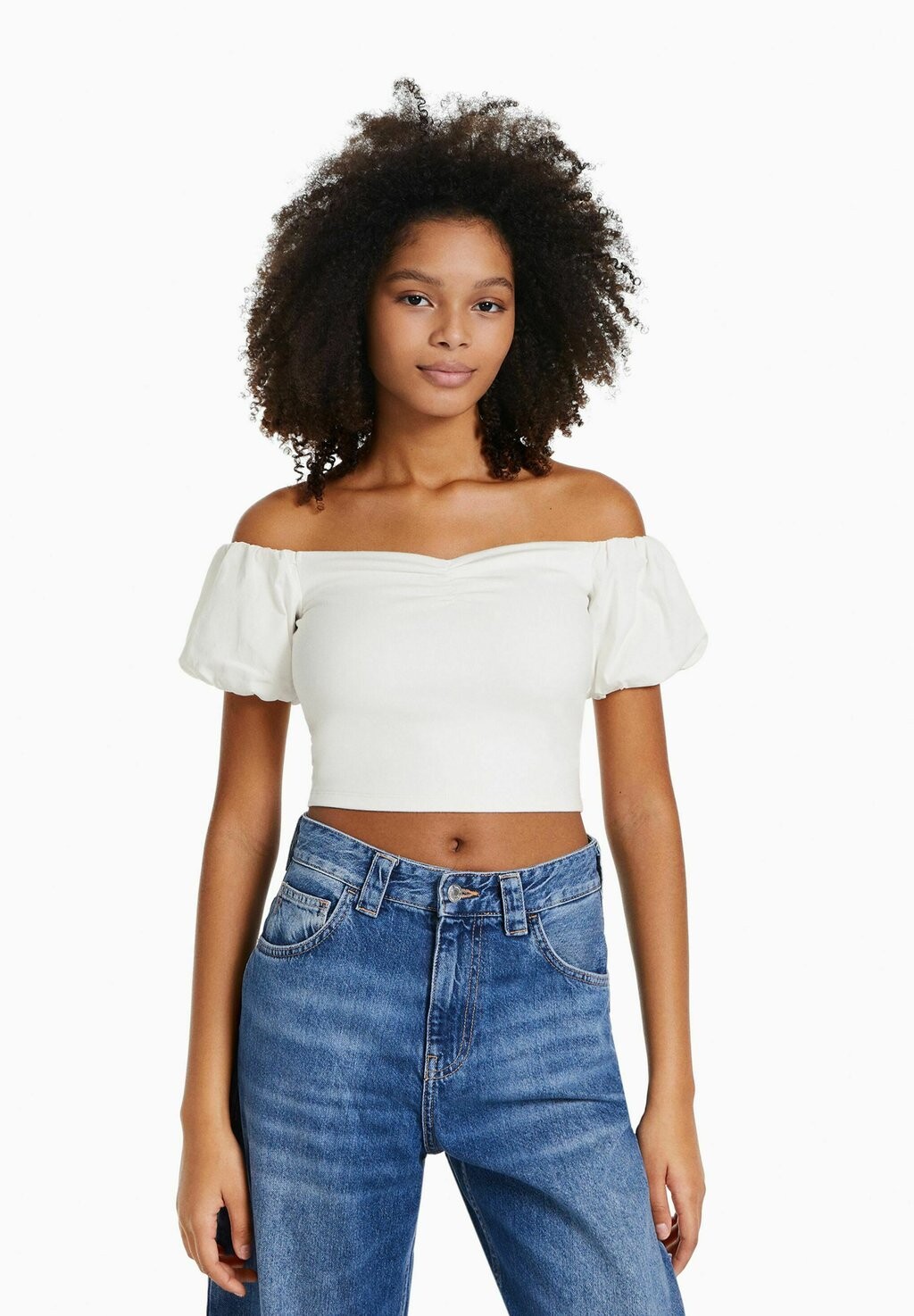

Блузка Bershka, белый