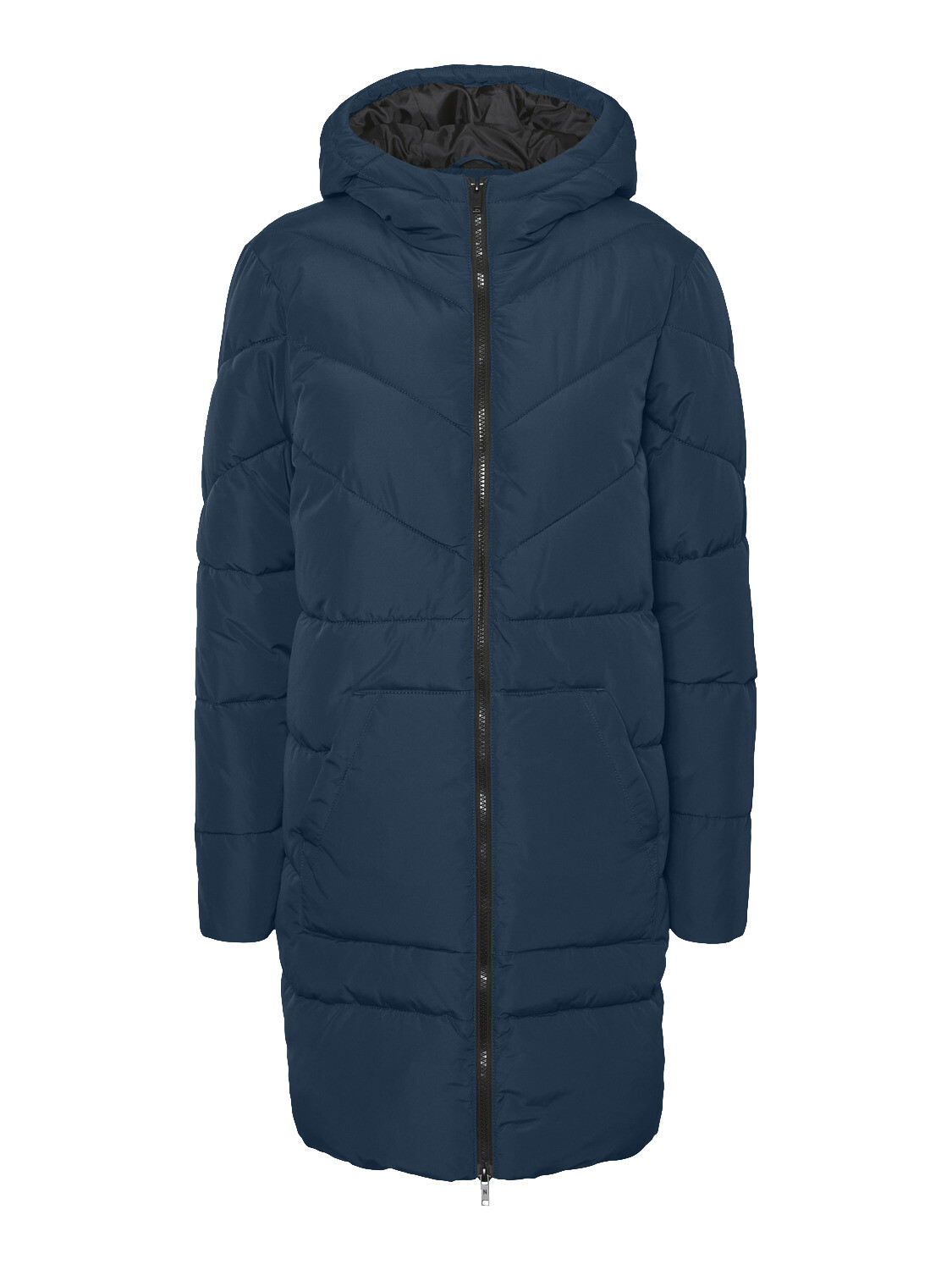 

Пуховик Noisy may Lange Puffer Stepp Jacke NMDALCON, темно синий