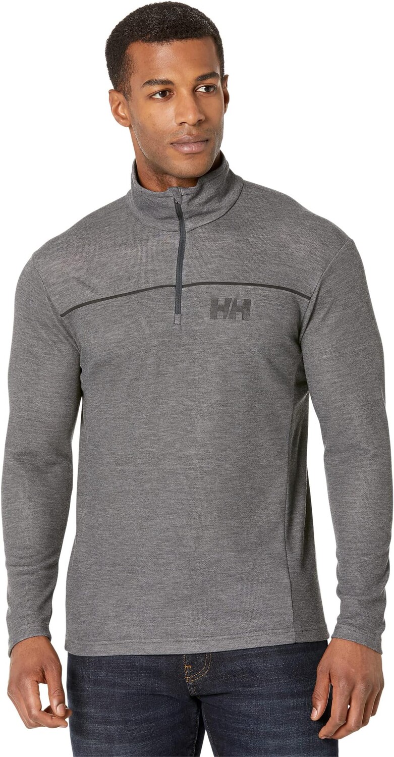 

Пуловер HP на молнии размером 1/2 дюйма Helly Hansen, цвет Ebony Melange