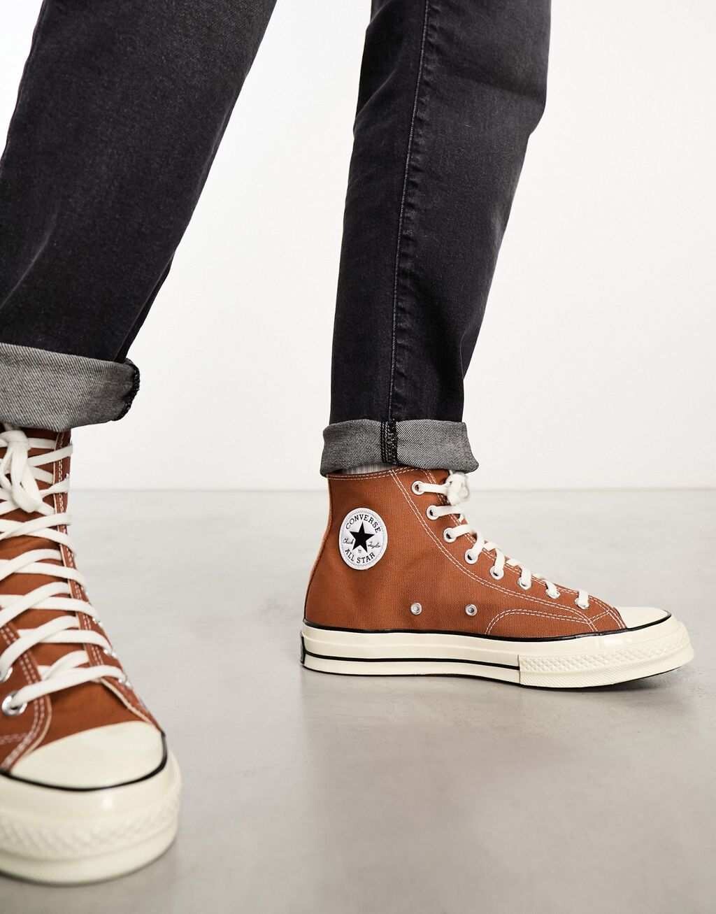 

Светло-коричневые кроссовки Converse Chuck Taylor 70 Hi, Коричневый