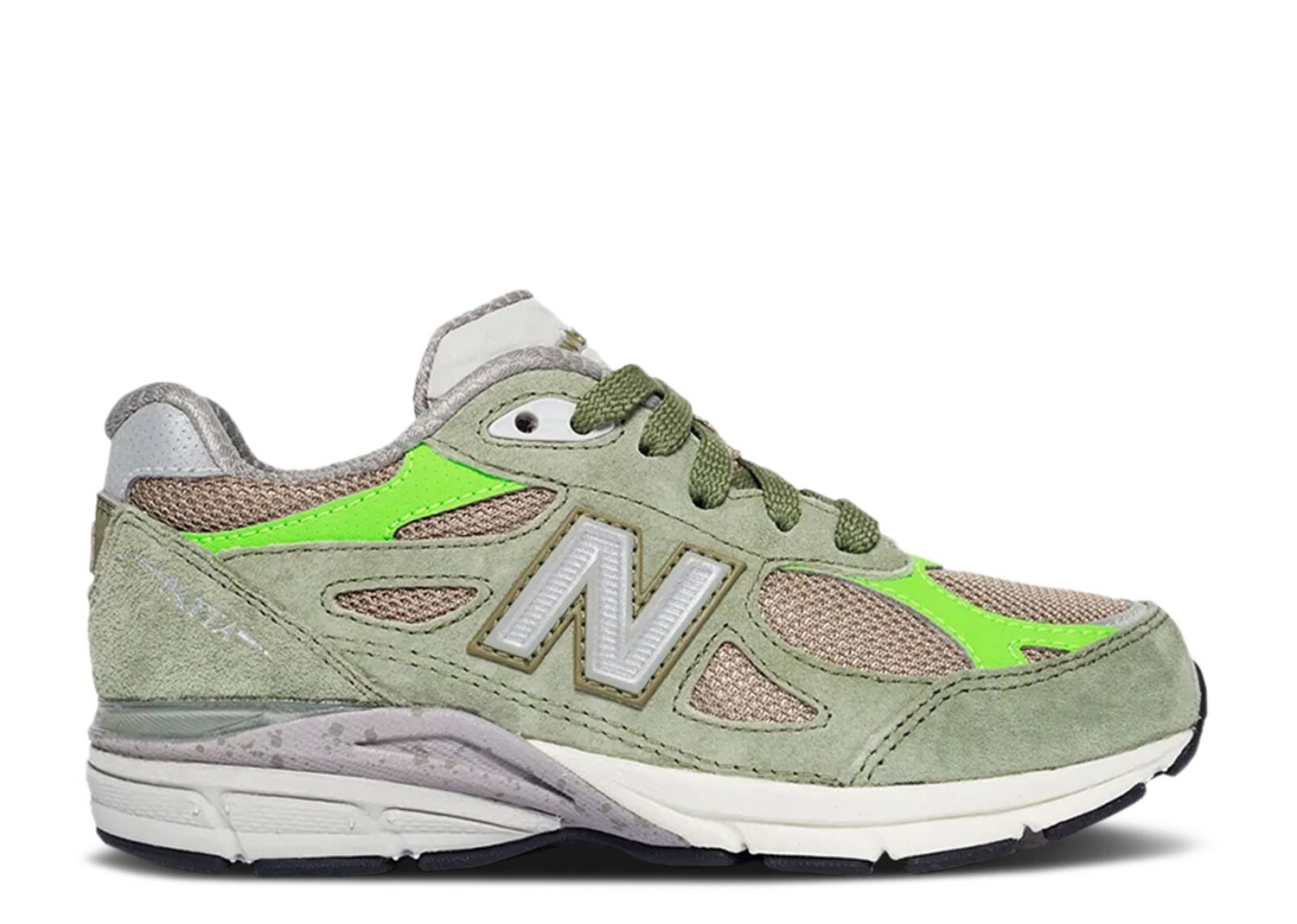 

Кроссовки New Balance Patta X 990V3 Little Kid 'Keep Your Family Close', зеленый