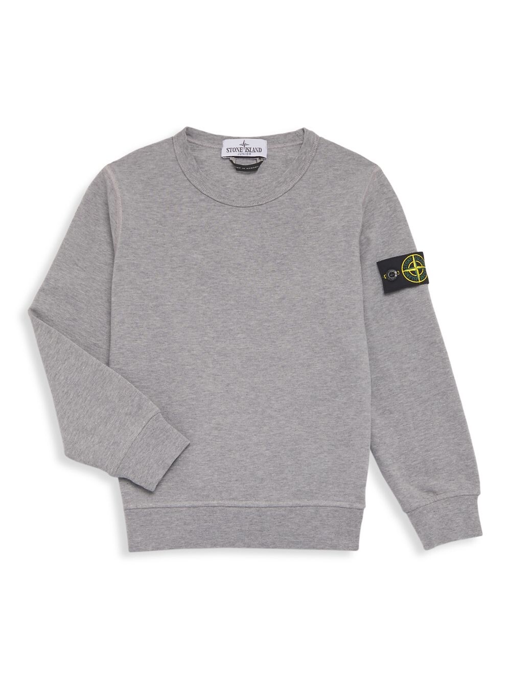 

Толстовка с круглым вырезом для маленьких мальчиков и мальчиков Stone Island, серый