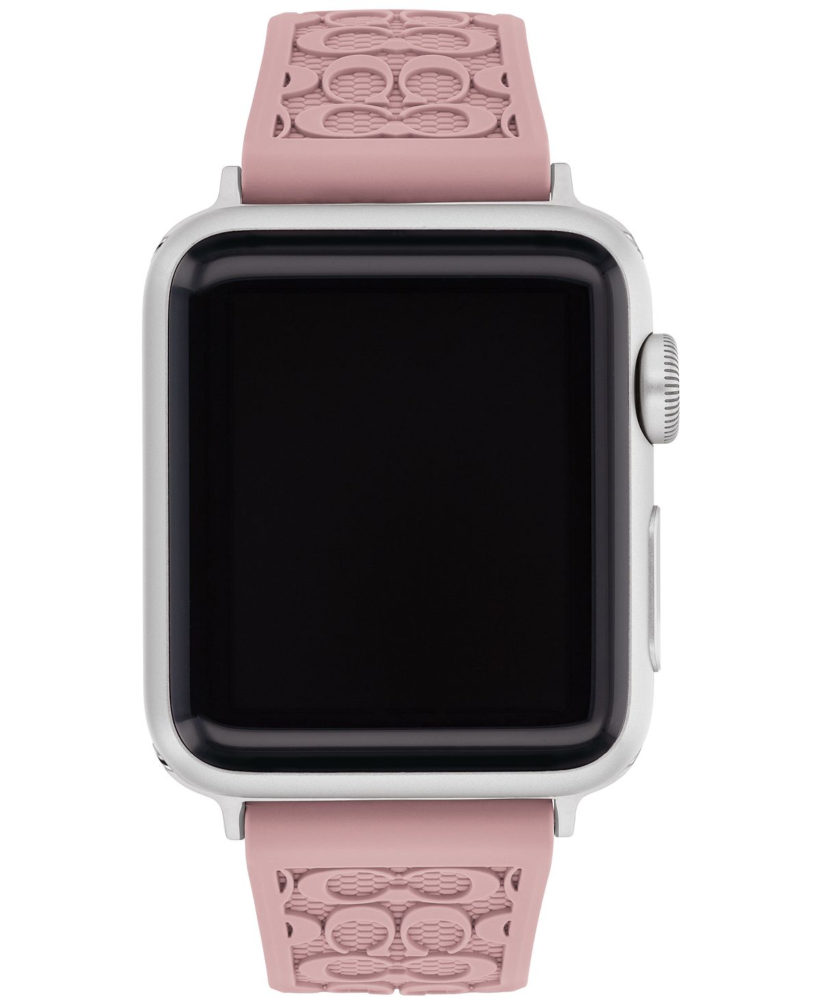 Розовый каучуковый ремешок apple watch® 38/40/41 мм COACH, розовый - фото