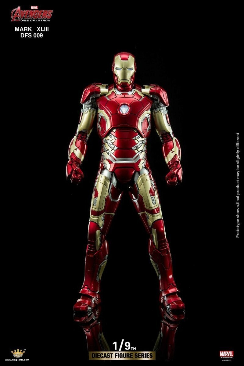 

Коллекционная фигурка King Arts 1:9 Scale Iron Man, Mark XLIII, 24 см