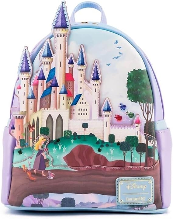 Мини-рюкзак Loungefly Princess Castle Series «Спящая красавица» disney sleeping beauty
