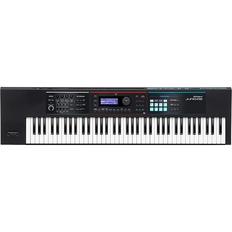 Roland JUNO-DS76 76-клавишный синтезатор с клавишами, чувствительными к силе нажатия