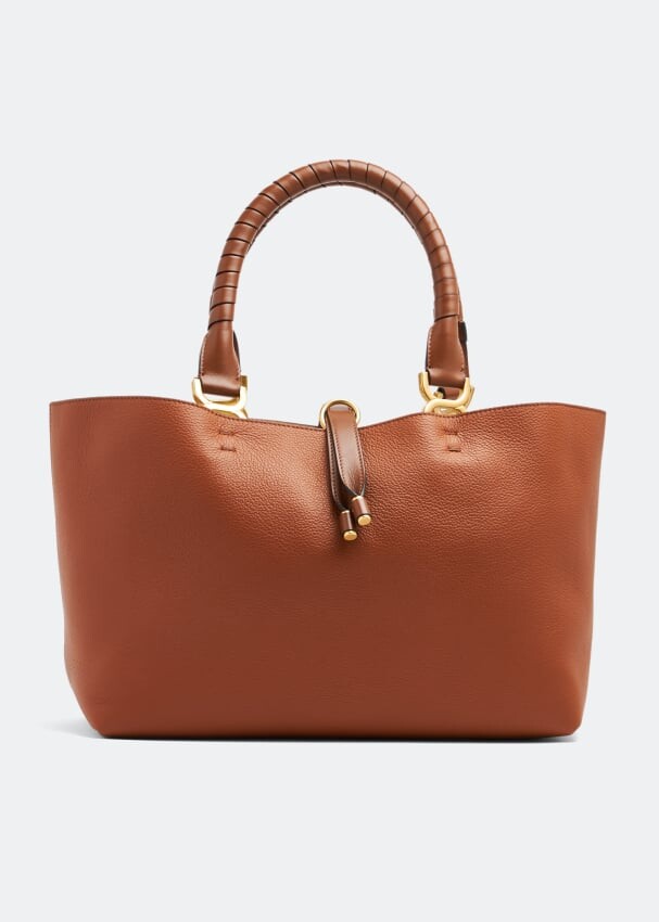 

Сумка-тоут CHLOÉ Marcie small tote bag, коричневый