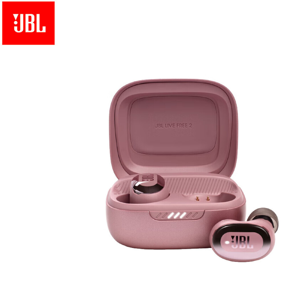 

Bluetooth-гарнитура JBL LIVE FREE 2 TWS с активным шумоподавлением, водонепроницаемые, розовый