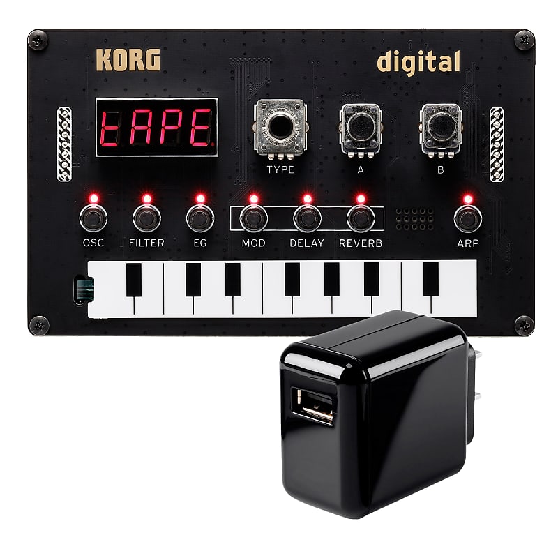 Korg Nu:Tekt NTS-1 Digital Kit Программируемый синтезатор своими руками - Power Kit синтезатор korg nts 1