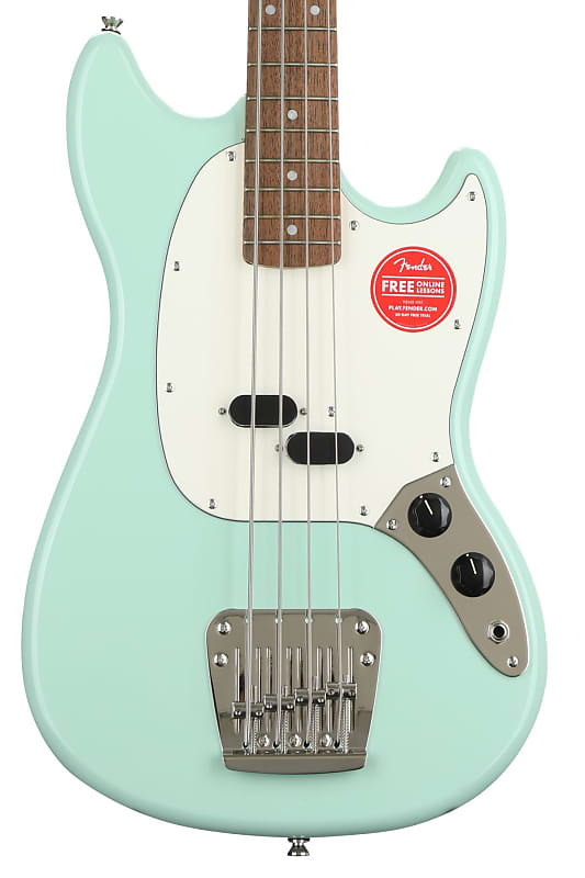 Бас-гитара Squier Classic Vibe '60s Mustang Bass — Surf Green 0374570557 - фото