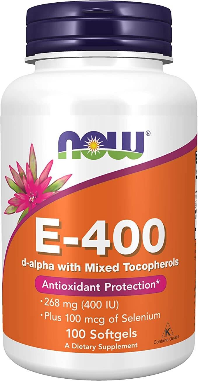 

Витамин Е Now Foods E-400, 100 штук