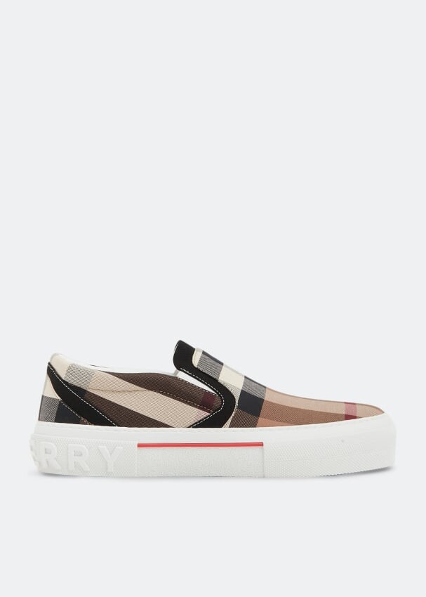 

Кроссовки BURBERRY Curt sneakers, принт