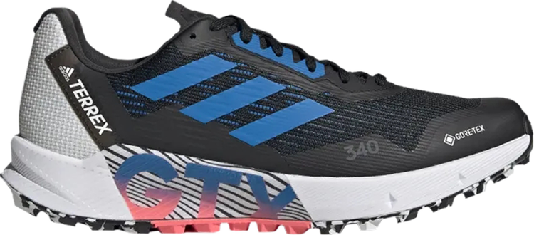 

Кроссовки Adidas Terrex Agravic Flow 2.0 GTX 'Black Blue Rush Turbo', черный