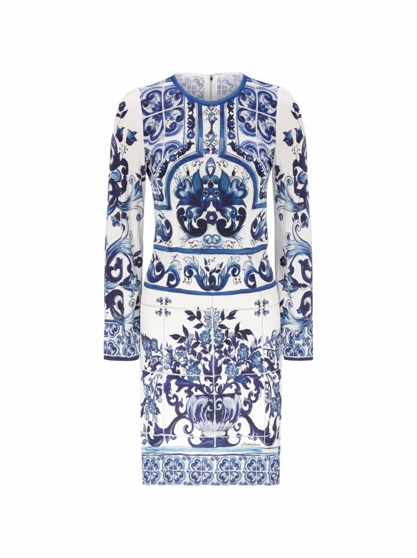 

Платье с принтом Majolica Dolce&Gabbana