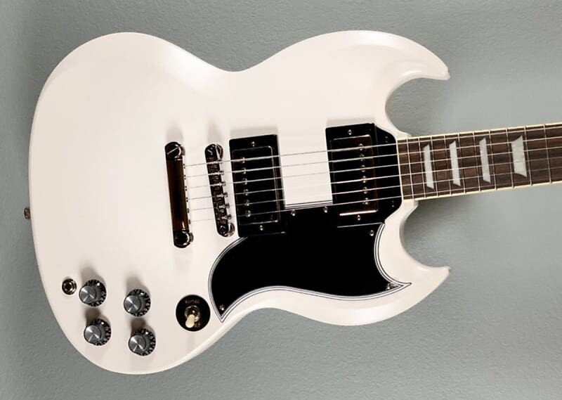 

1961 Les Paul SG Standard-Aged Classic White Epiphone