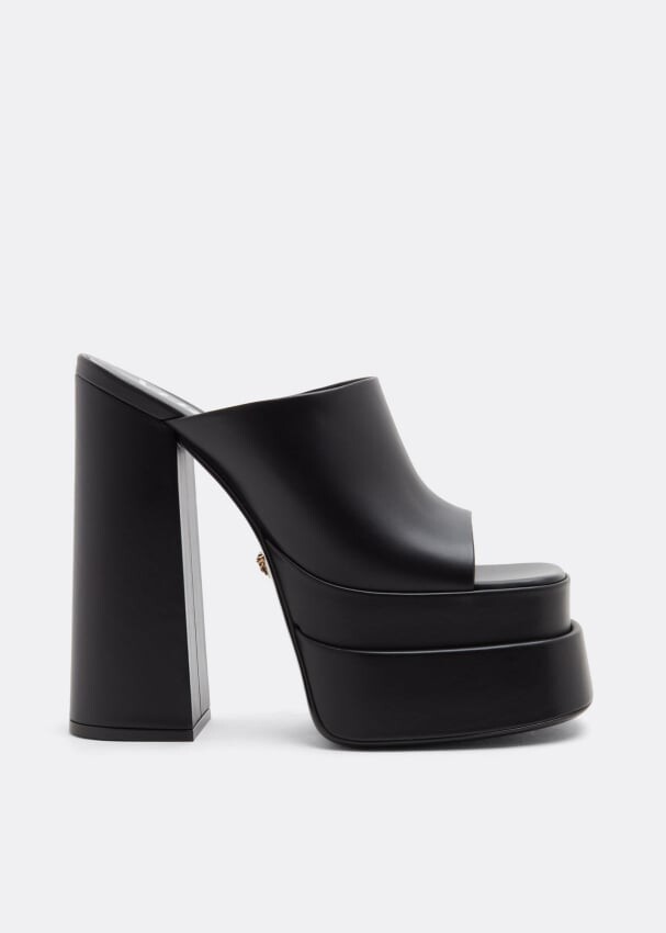 

Мюли VERSACE Platform mules, черный