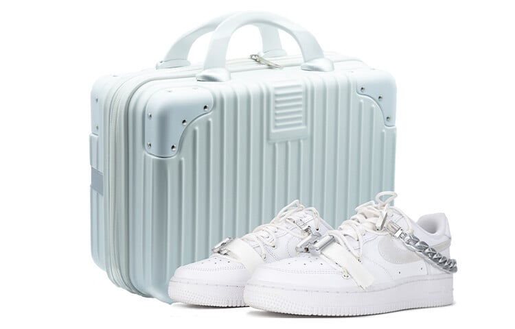 

Кроссовки Nike Air Force 1 Skateboard Shoes Women's Low-Top White Silver