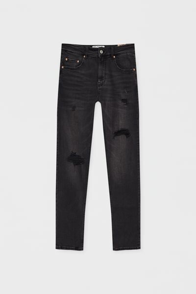 

Рваные суперскинни джинсы PULL&BEAR