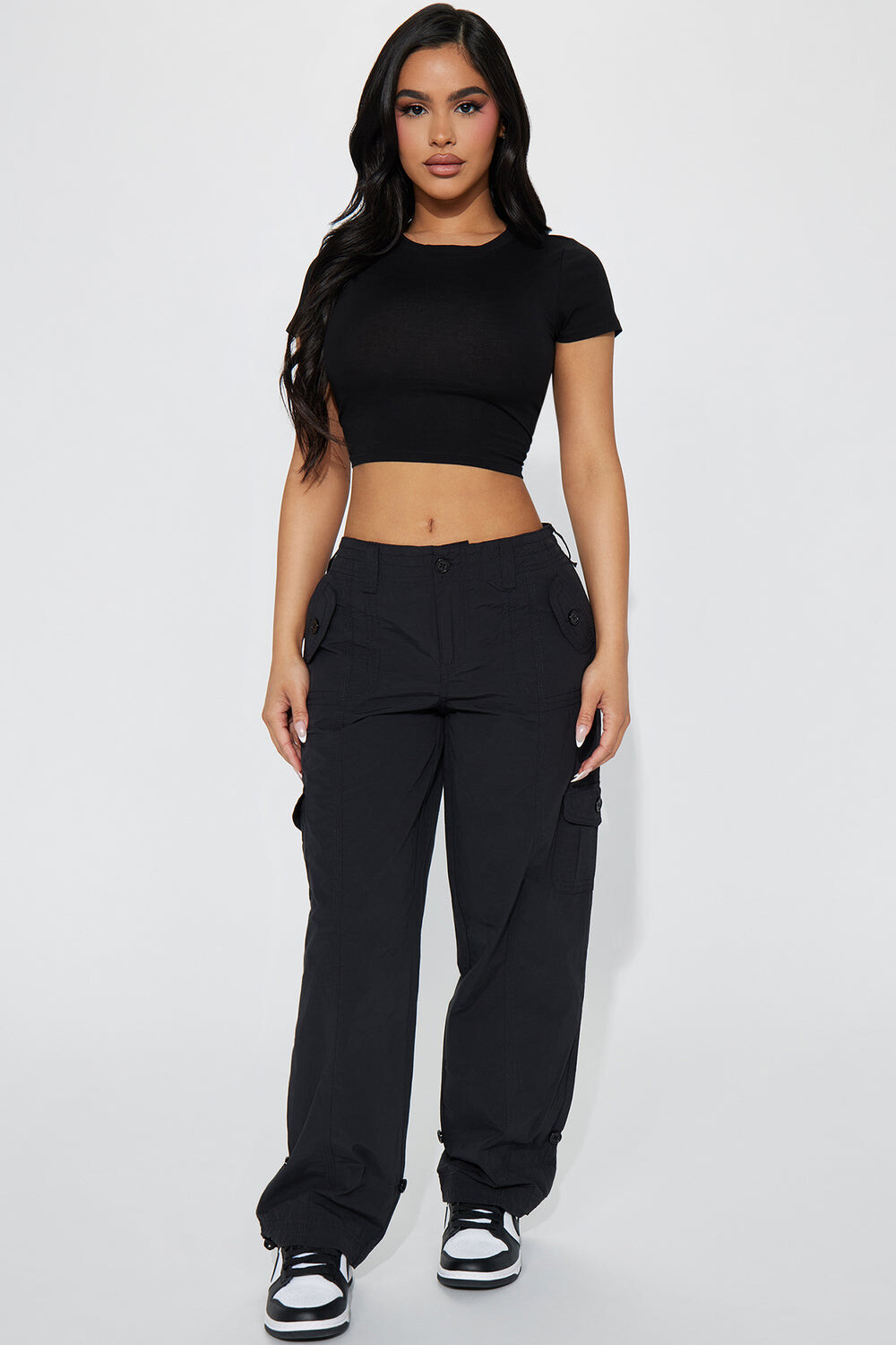 

Брюки карго Fashion Nova PT78M35N, черный