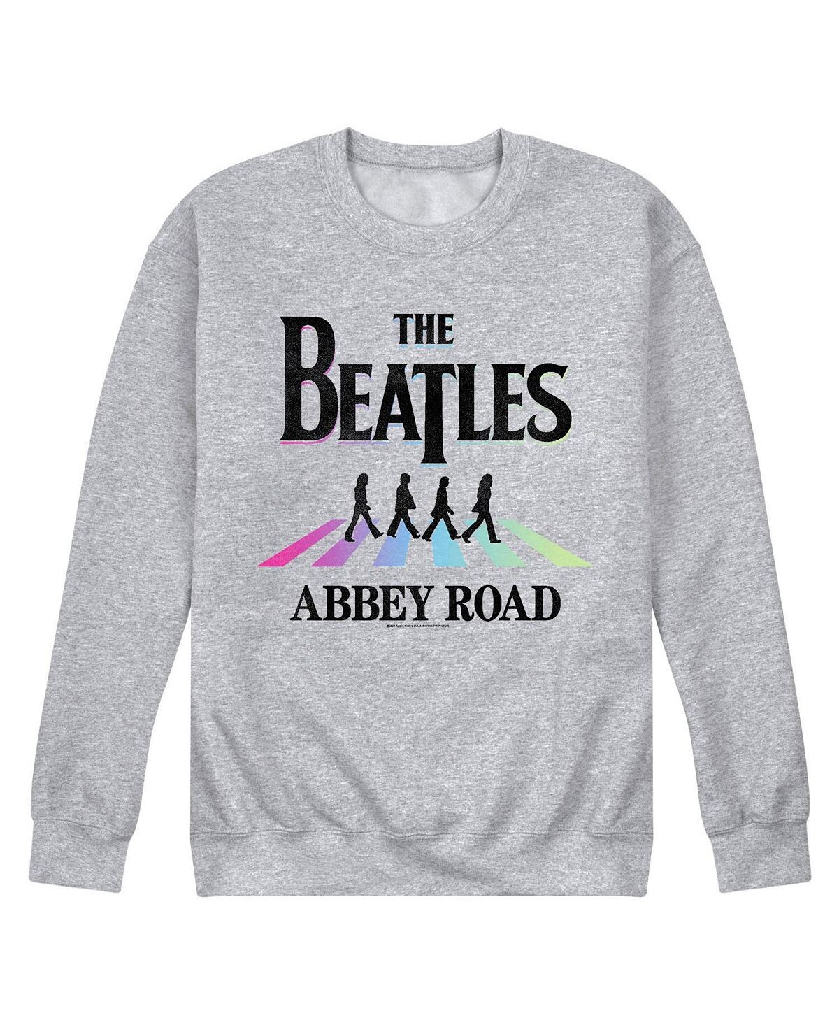 

Мужская флисовая толстовка the beatles abbey road AIRWAVES, серый