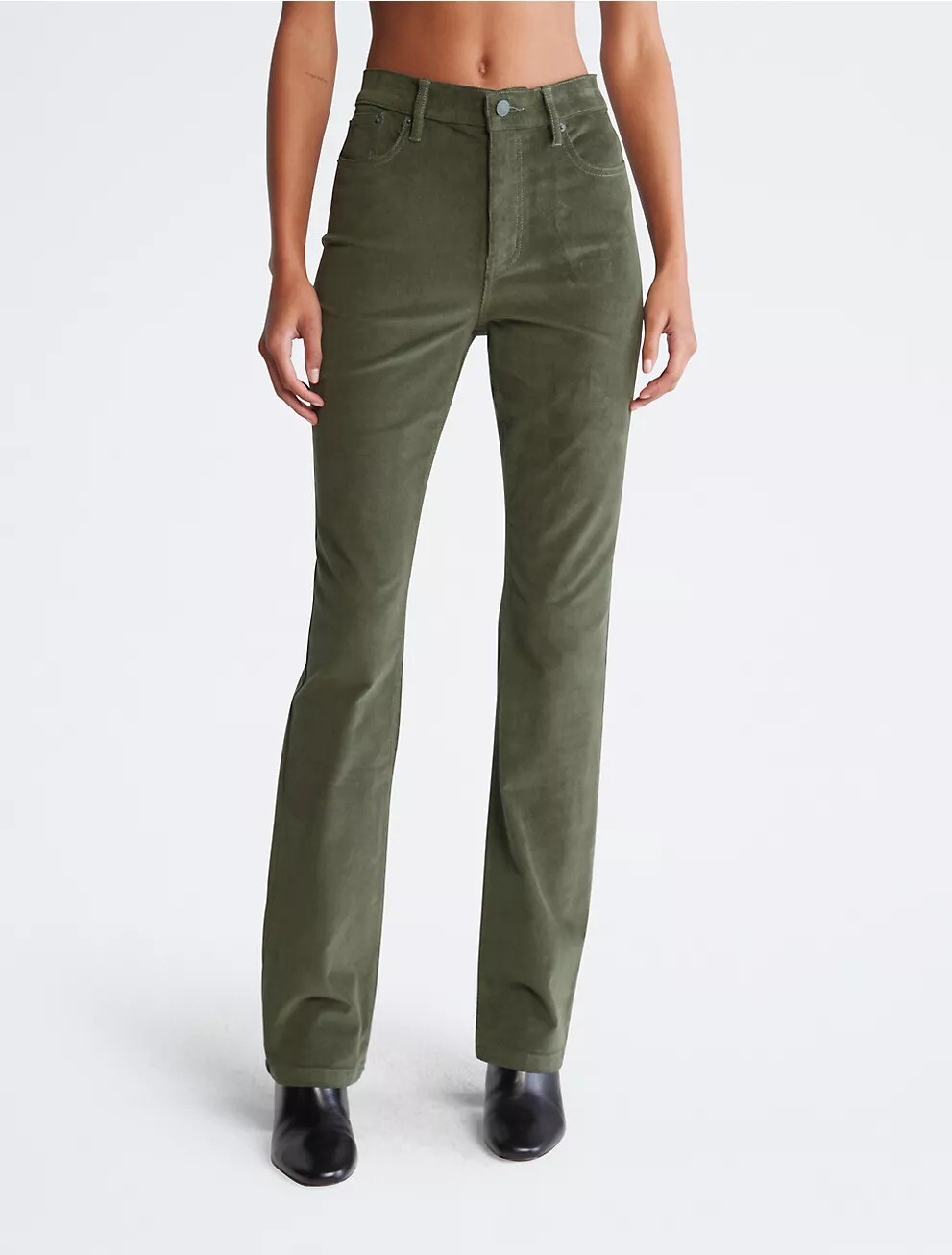 

Джинсы Calvin Klein High Rise Slim Bootcut, зеленый