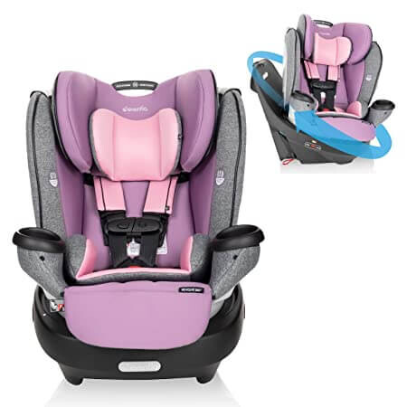 

Детское автокресло Evenflo Gold Revolve Opal Convertible, розовый