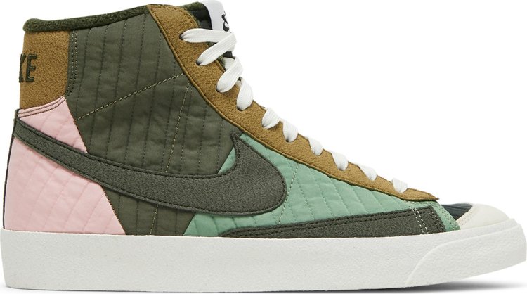 Кроссовки Nike Blazer Mid '77 Premium 'Toasty - Sequoia', зеленый - фото