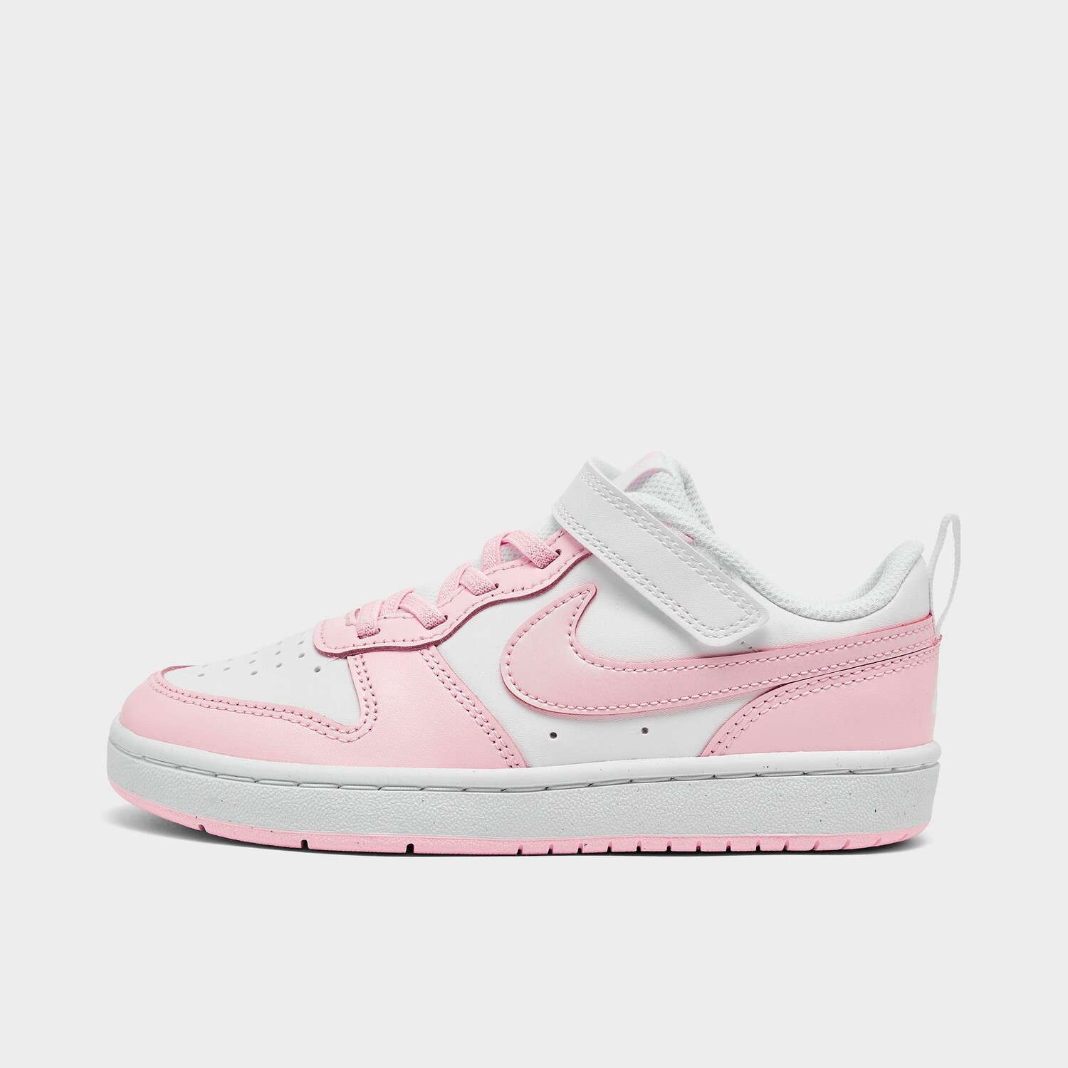 

Повседневная обувь на липучке Nike Court Borough Low 2 для маленьких детей, розовый