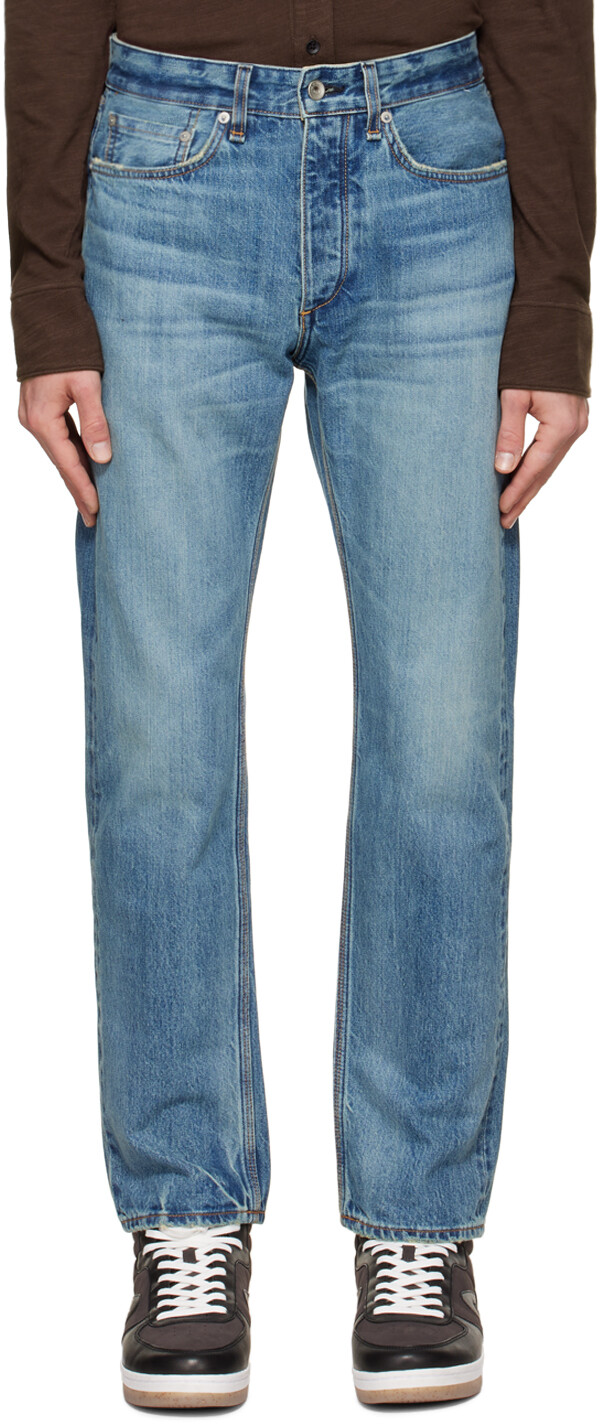 

Синие джинсы скинни 4 rag & bone