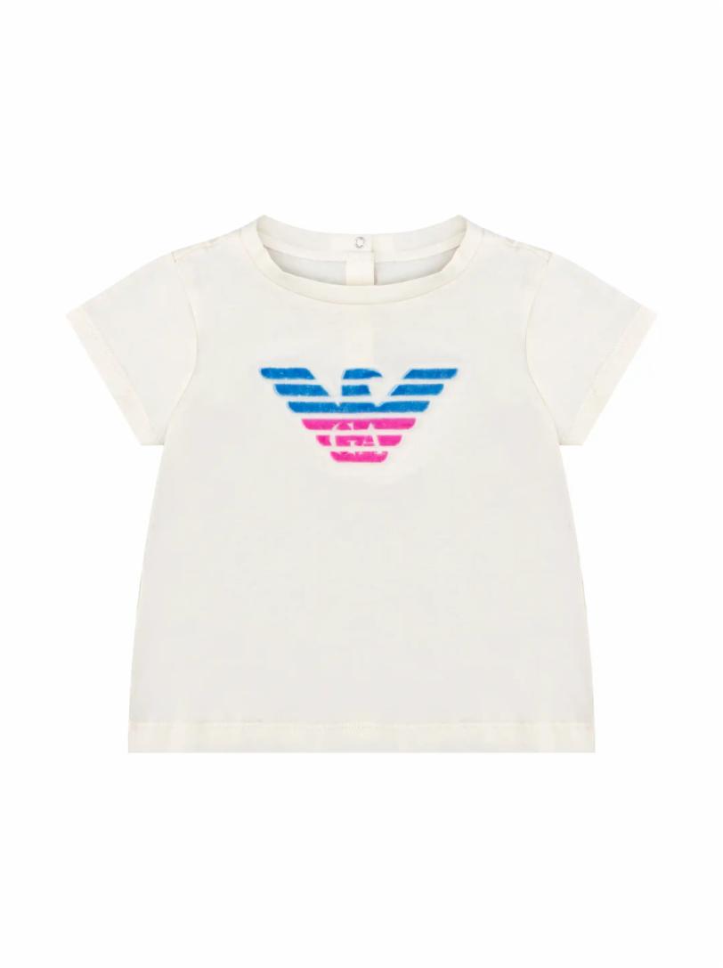 цена Хлопковая футболка с логотипом EMPORIO ARMANI