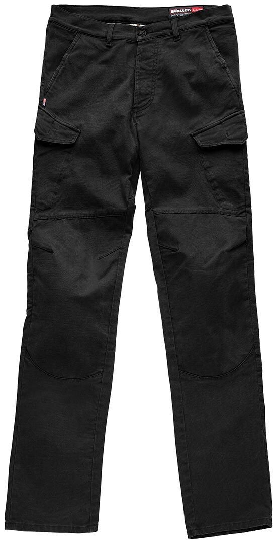 

Мотоциклетная текстильные брюки Blauer Stuart Cargo Canvas с защитой тазобедренного сустава, черный