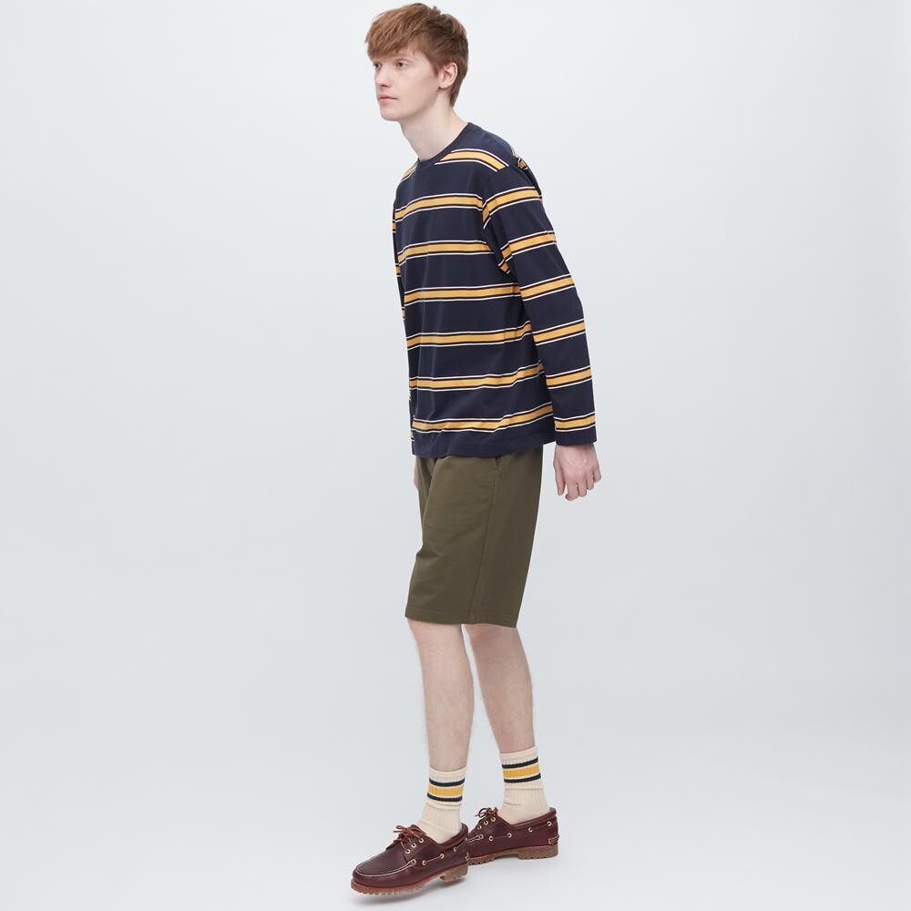 

Шорты трикотажные Uniqlo, оливковый