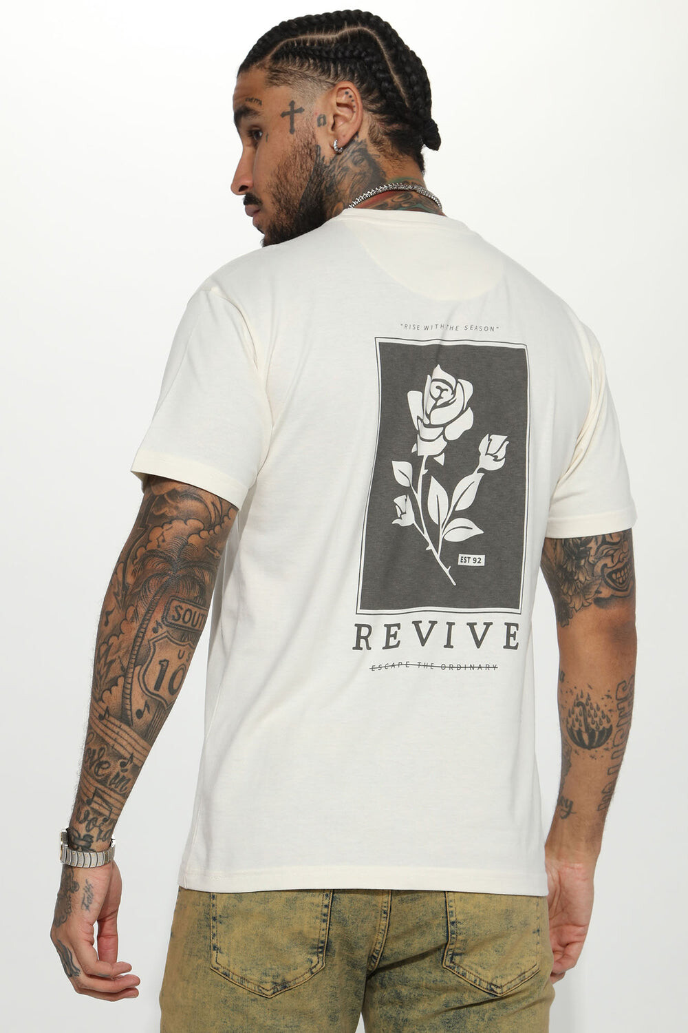 

Футболка Fashion Nova CKTS8699, кремовый