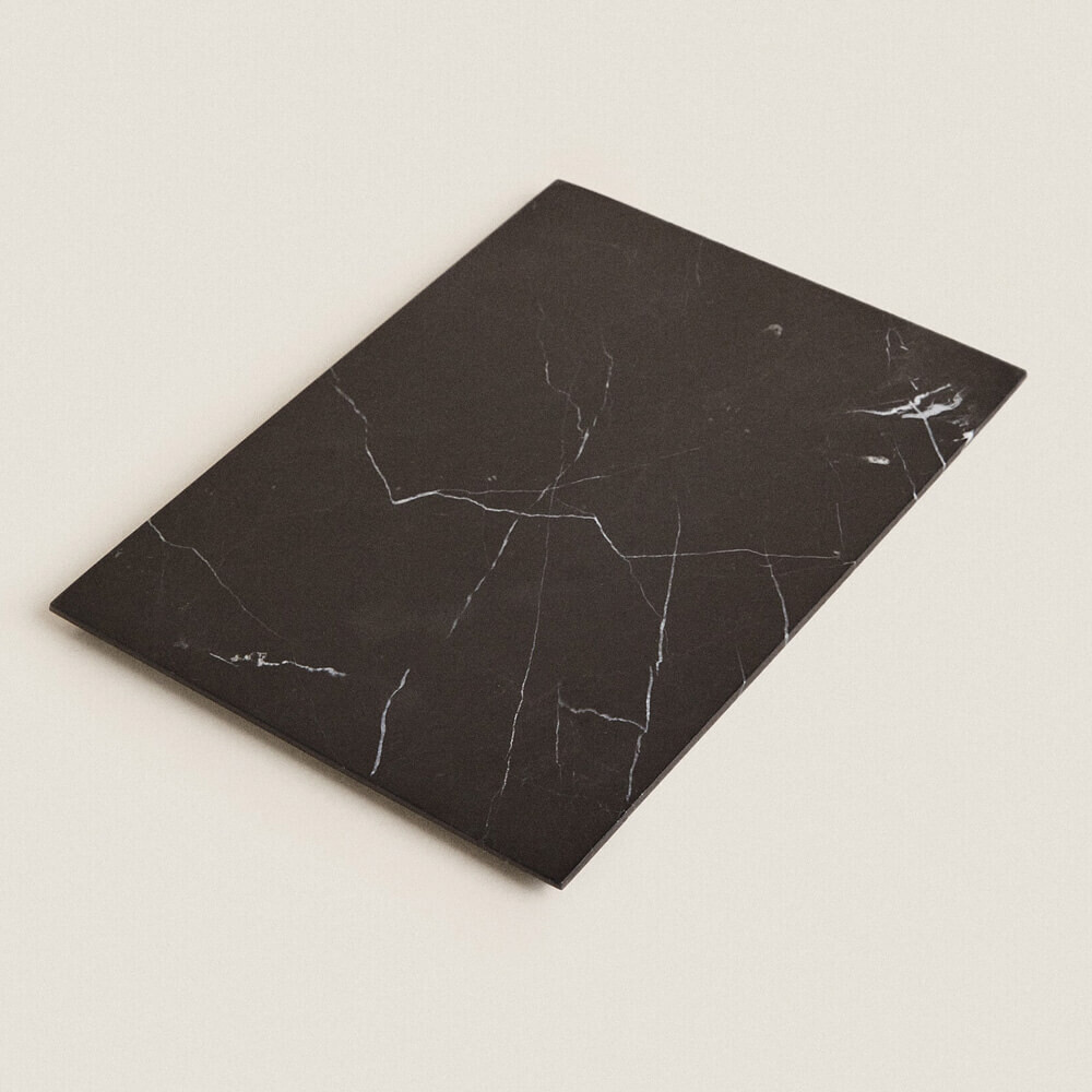 

Поднос для ванной комнаты Zara Home Black Marble, черный