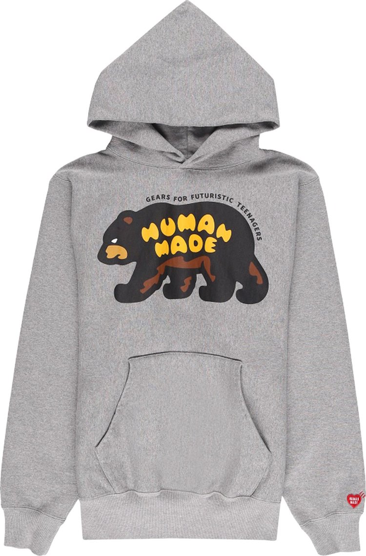 Human Made Heavyweight Hoodie 1 Grey CDEK.Shopping