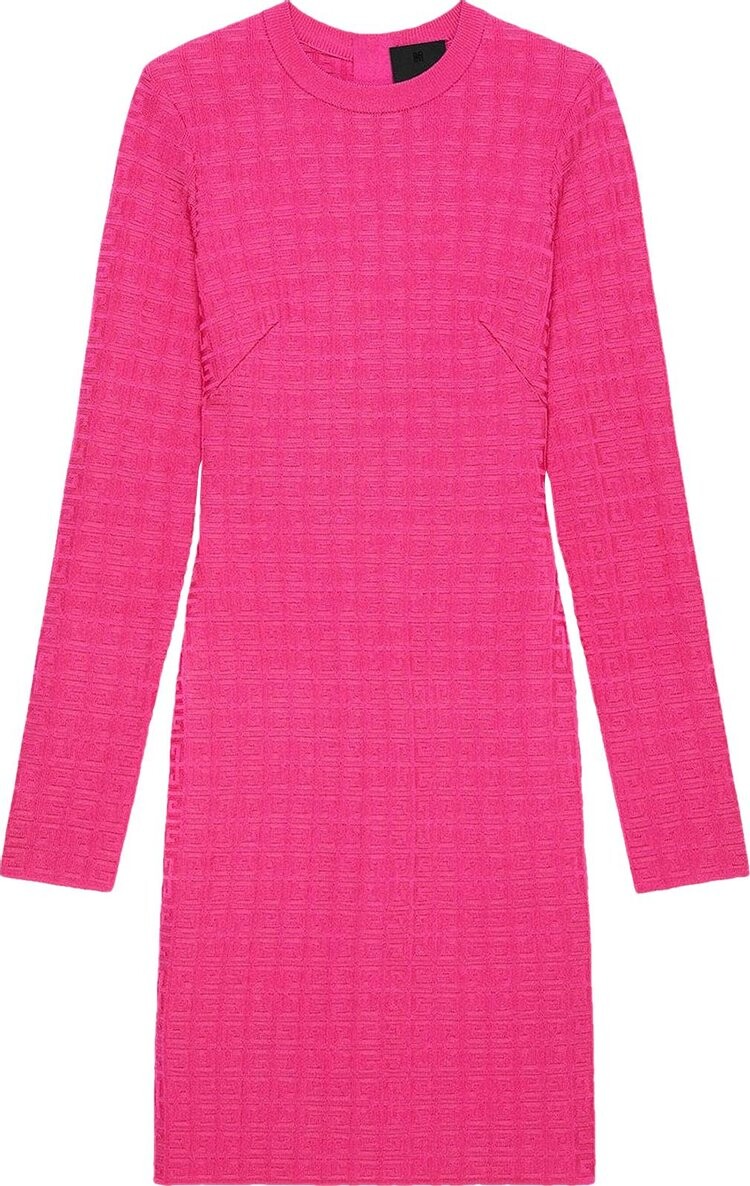 

Платье Givenchy 4G Allover Knitted Dress 'Fuchsia', розовый