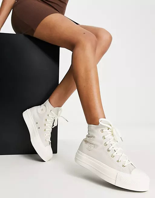 

Кеды Converse Chuck Taylor Lift Hi, серый