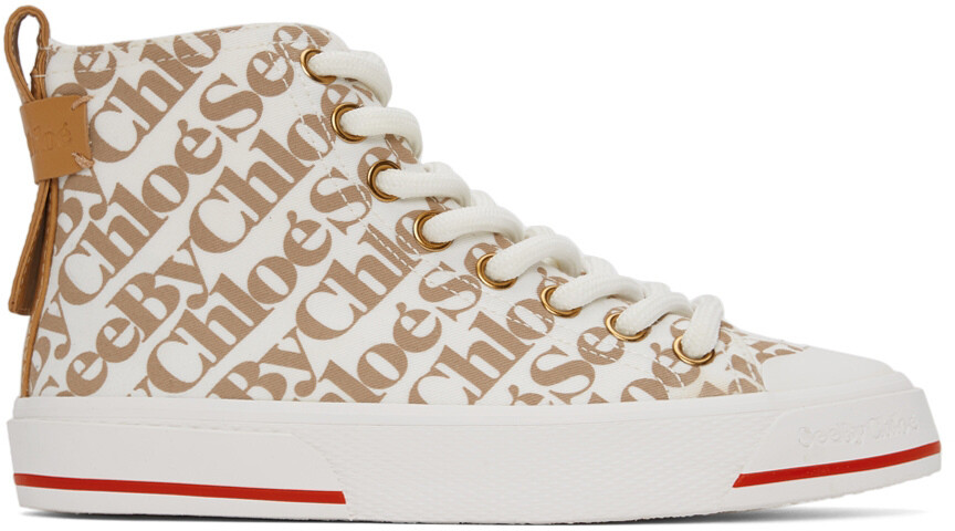 

Кроссовки Off-White & Brown Aryana See by Chloé