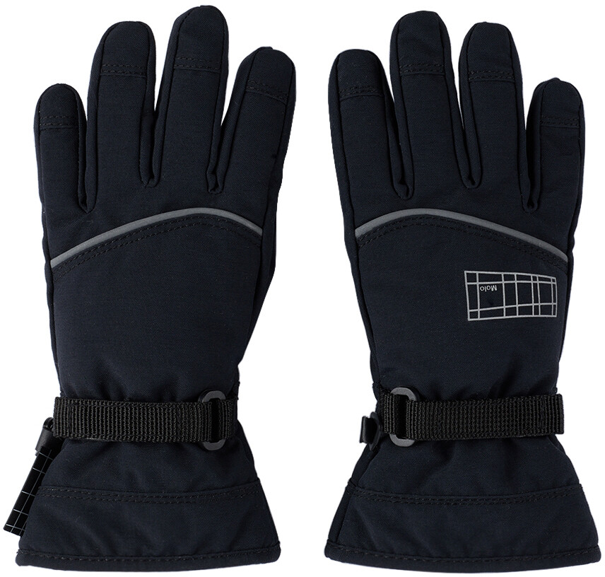 

Детские черные перчатки Mack Active Molo