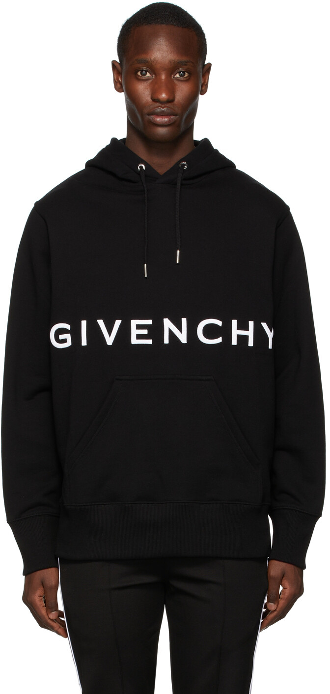 

Худи черного цвета с вышивкой 4G Givenchy, Черный