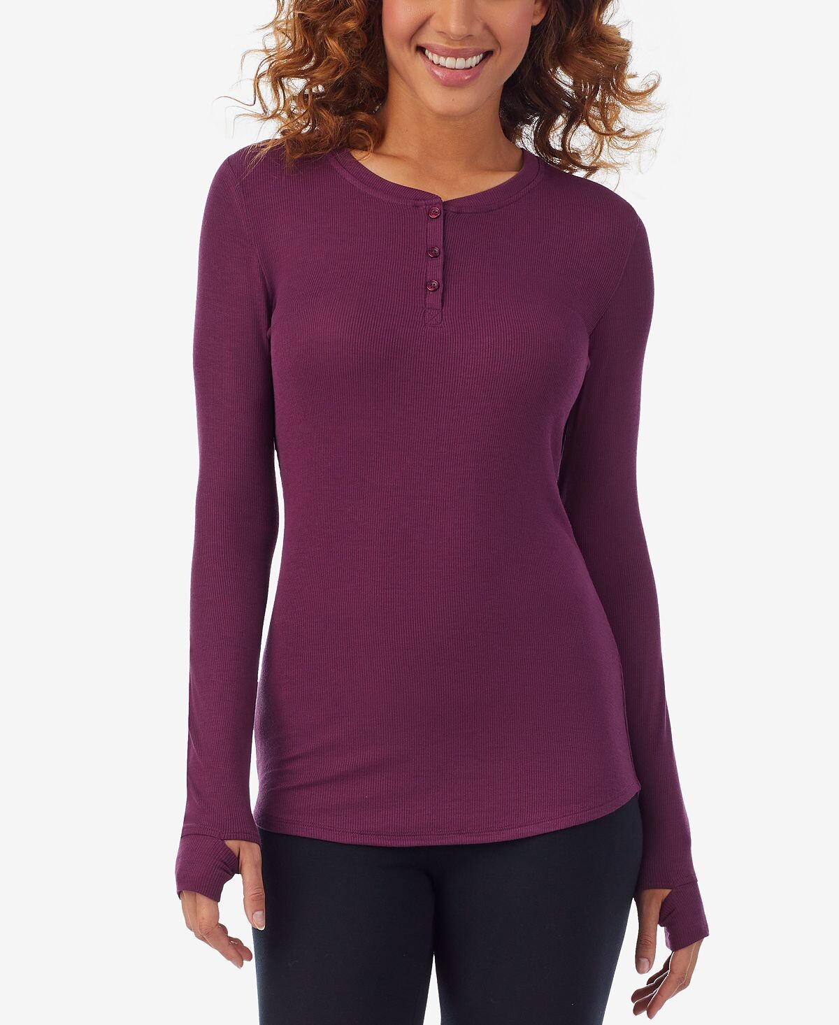

Мягкая одежда с эластичной резинкой henley Cuddl Duds