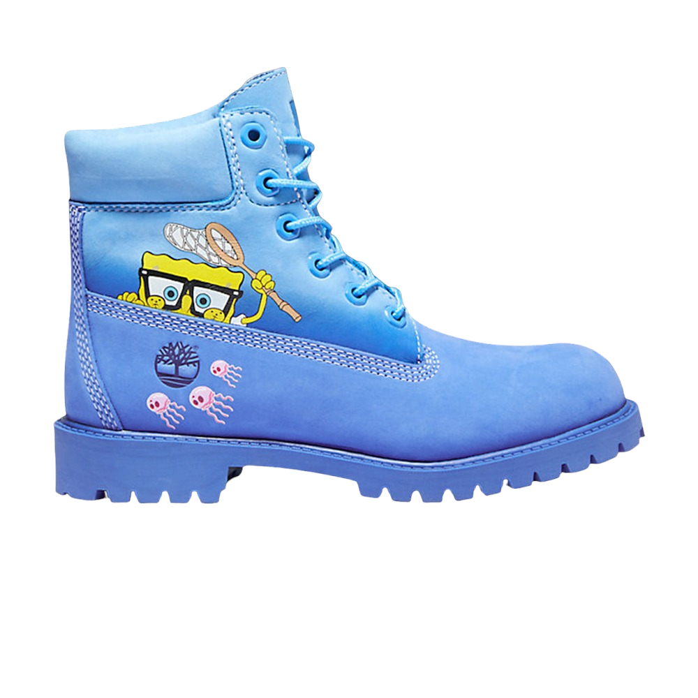 Ботинки SpongeBob SquarePants x 6 Inch Premium Junior Timberland, синий (Размер 31 RU)