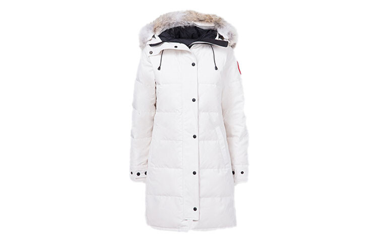 

Женский пуховик Canada Goose, цвет morning white