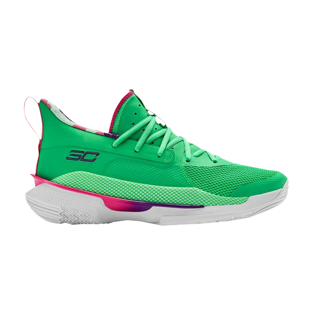 

Кроссовки Curry 7 Under Armour, зеленый