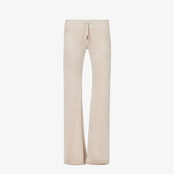 

Велюровые брюки layla с вышитым логотипом Juicy Couture, цвет string509