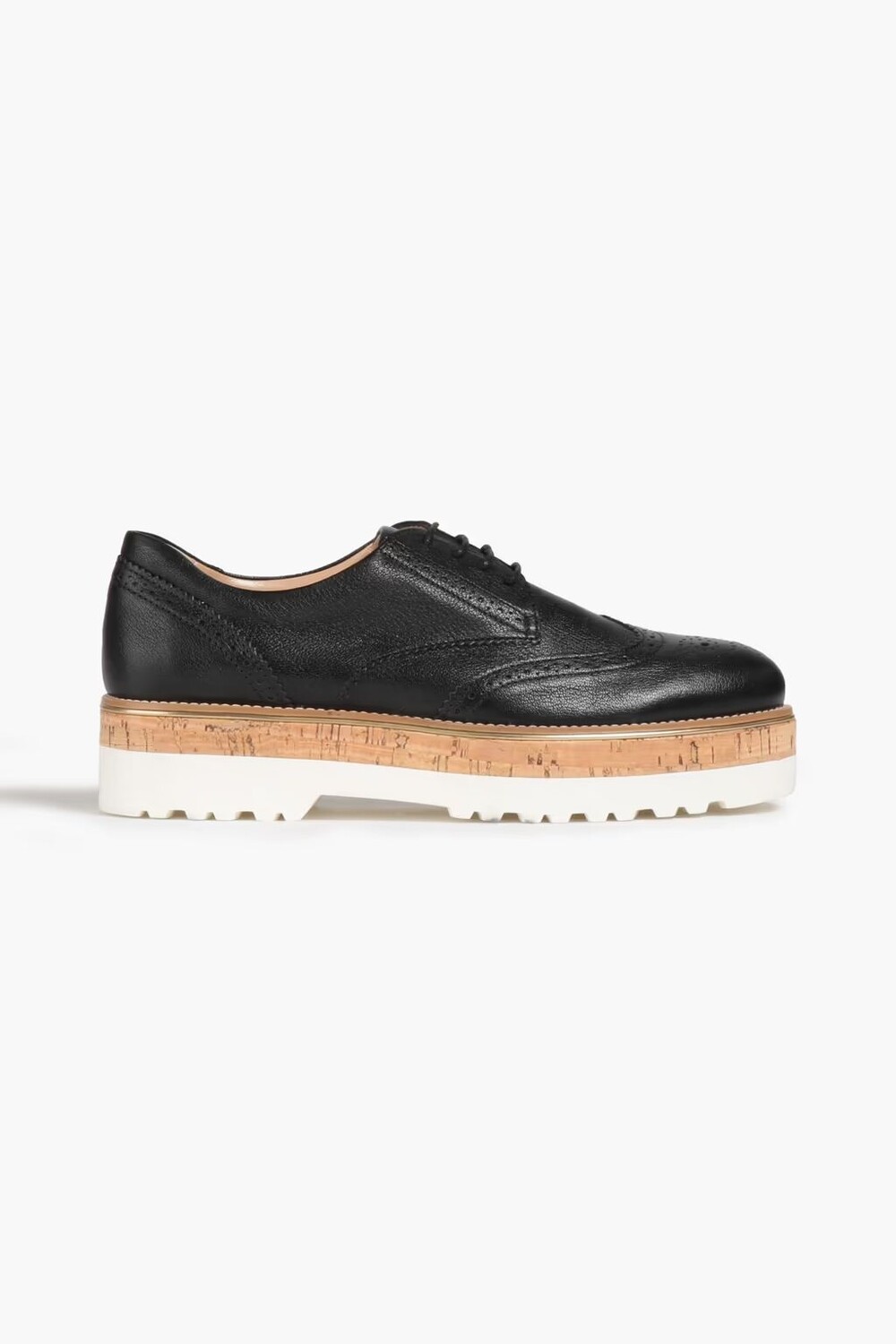 

Броги из перфорированной фактурной кожи Hogan, черный