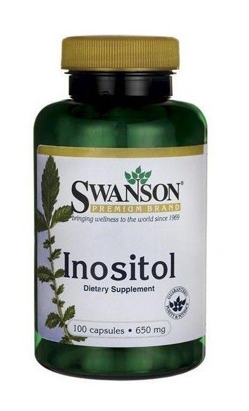 Препарат, поддерживающий нервную систему Swanson Inozytol, 100 шт swanson инозитол 650 мг 100 капсул