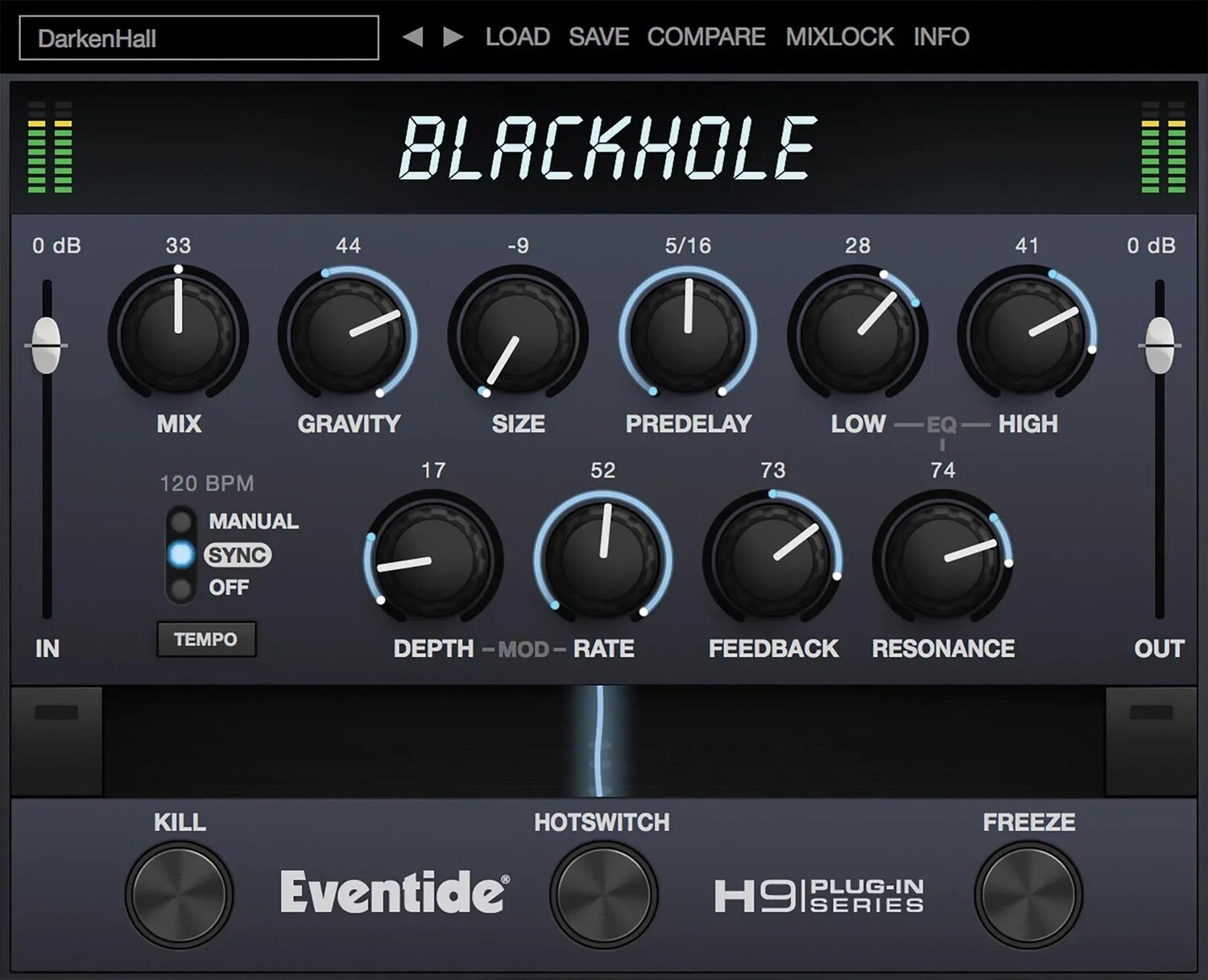 

Плагин Eventide Blackhole Reverb
