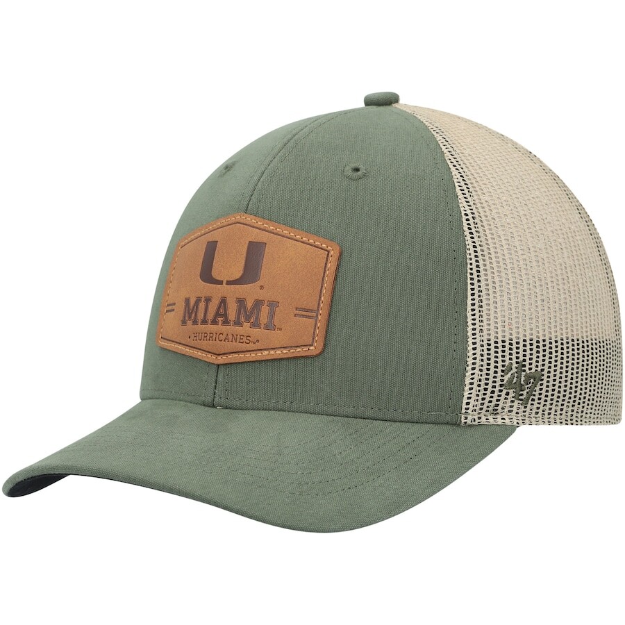 

Бейсболка 47 Miami Hurricanes, зеленый