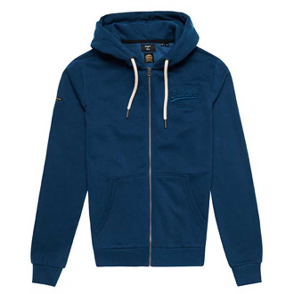 

Толстовка Superdry Vintage Logo Tonal Full Zip, синий